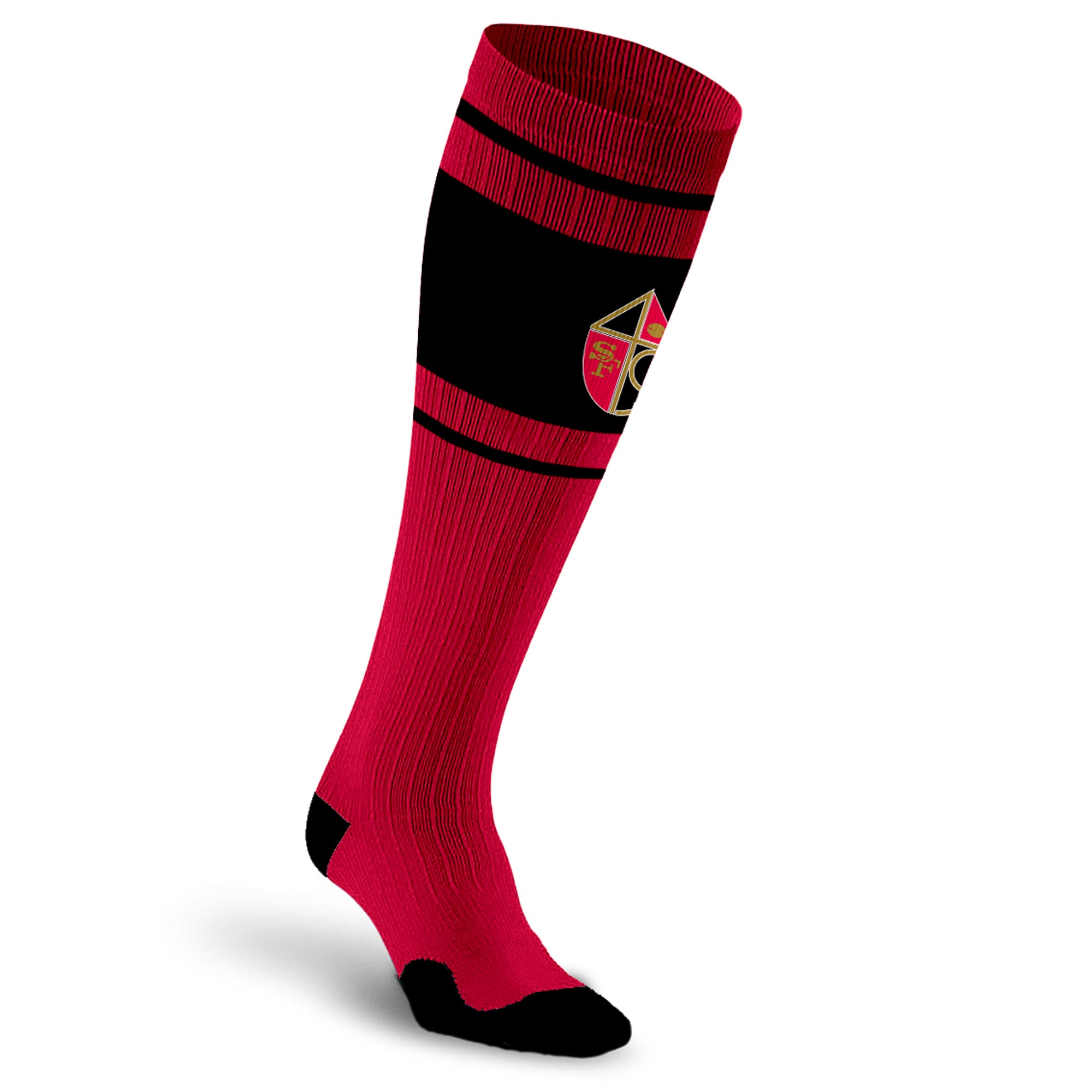 Unisex San Francisco 49ers PRO Compression Throwback Over-the-Calf ...