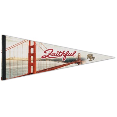 San Francisco 49ers WinCraft 12'' x 30'' Premium Pennant