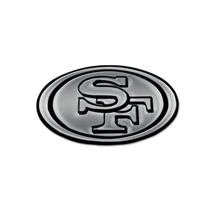 San Francisco 49ers WinCraft Chrome MVP Car Emblem