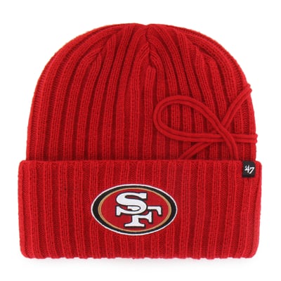  San Francisco 49ers '47 Women's Bow Cuffed Knit Hat - Scarlet