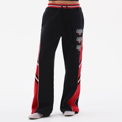  San Francisco 49ers Off Season x NFL Women's Colorblocked Fleece Pants - Black
