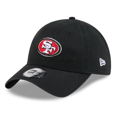 San Francisco 49ers New Era Women's Throwback EVG Casual Classic Adjustable Hat - Black