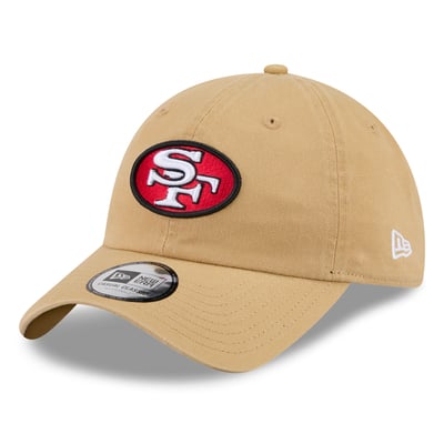 San Francisco 49ers New Era Women's Throwback Casual Classic Adjustable Hat - Khaki