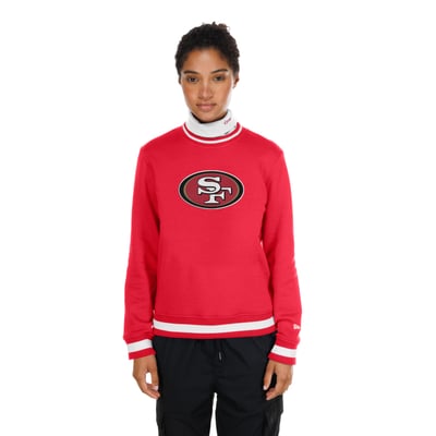  San Francisco 49ers New Era Women's Sport Classics Turtleneck - Scarlet