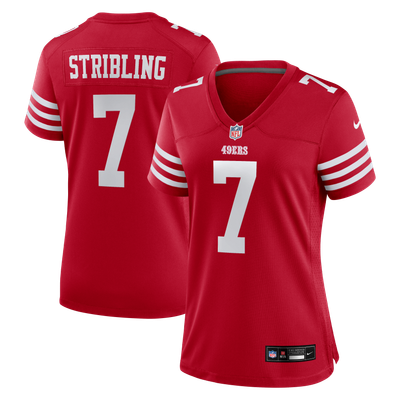 De'Zhaun Stribling San Francisco 49ers Nike Women's Team Game Jersey - Scarlet