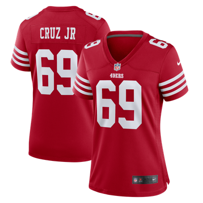 Enrique Cruz Jr. San Francisco 49ers Nike Women's Team Game Jersey - Scarlet