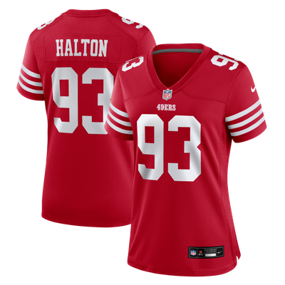 Gracen Halton San Francisco 49ers Nike Women's Team Game Jersey - Scarlet