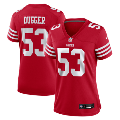 Jaden Dugger San Francisco 49ers Nike Women's Team Game Jersey - Scarlet