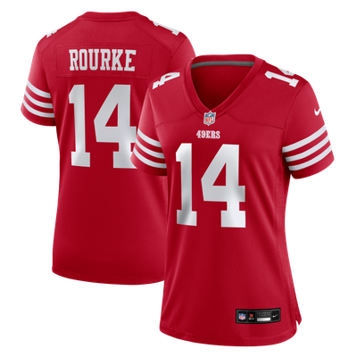 Kurtis Rourke San Francisco 49ers Nike Women's Team Game Jersey - Scarlet