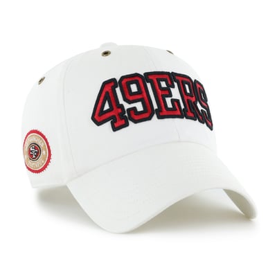 San Francisco 49ers Stoney Clover Lane x '47 Women's Overlay Clean Up Adjustable Hat - White