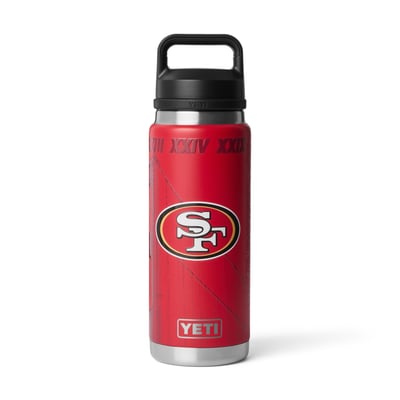 San Francisco 49ers YETI 26oz. Fandom Rambler Chug Water Bottle