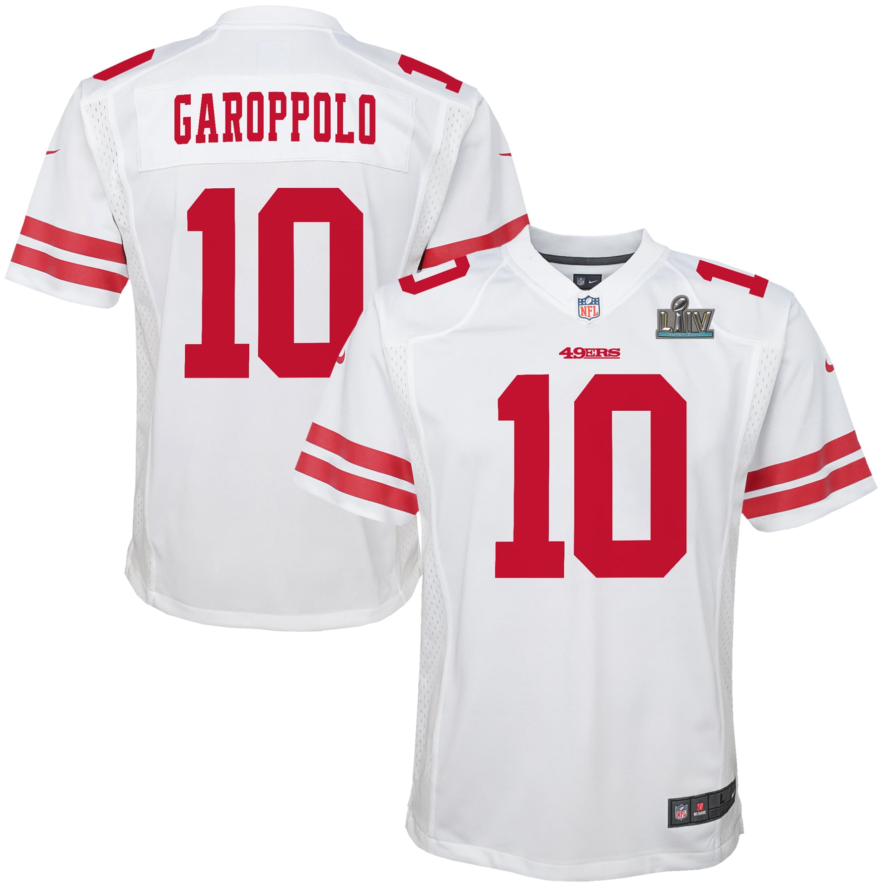 Youth Nike Jimmy Garoppolo White San Francisco 49ers Super Bowl