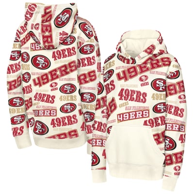 San Francisco 49ers Outerstuff Youth Shake & Bake Hoodie - Cream