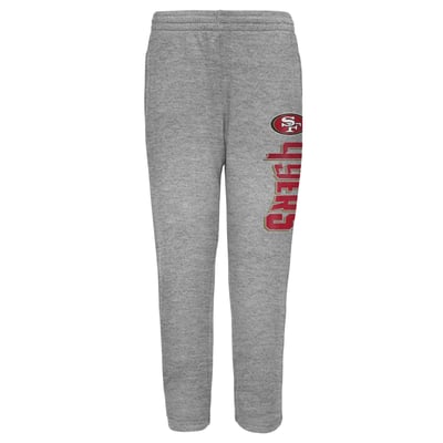San Francisco 49ers Outerstuff Youth Jet Stream Jogger Pants - Gray