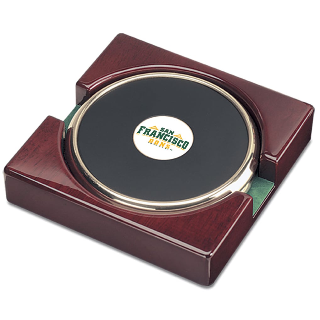 San Francisco Dons Two-Piece Coaster Set - Gold
