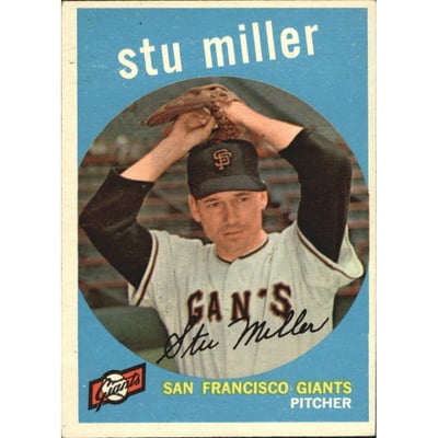 1959 Topps #183 Stu Miller