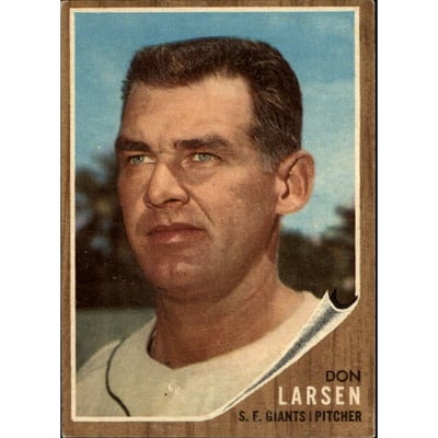1962 Topps #33 Don Larsen