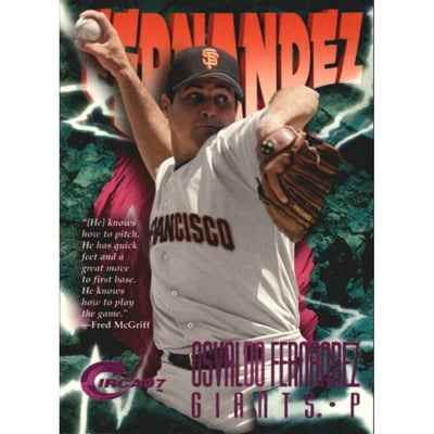 1997 Circa Rave #183 Osvaldo Fernandez