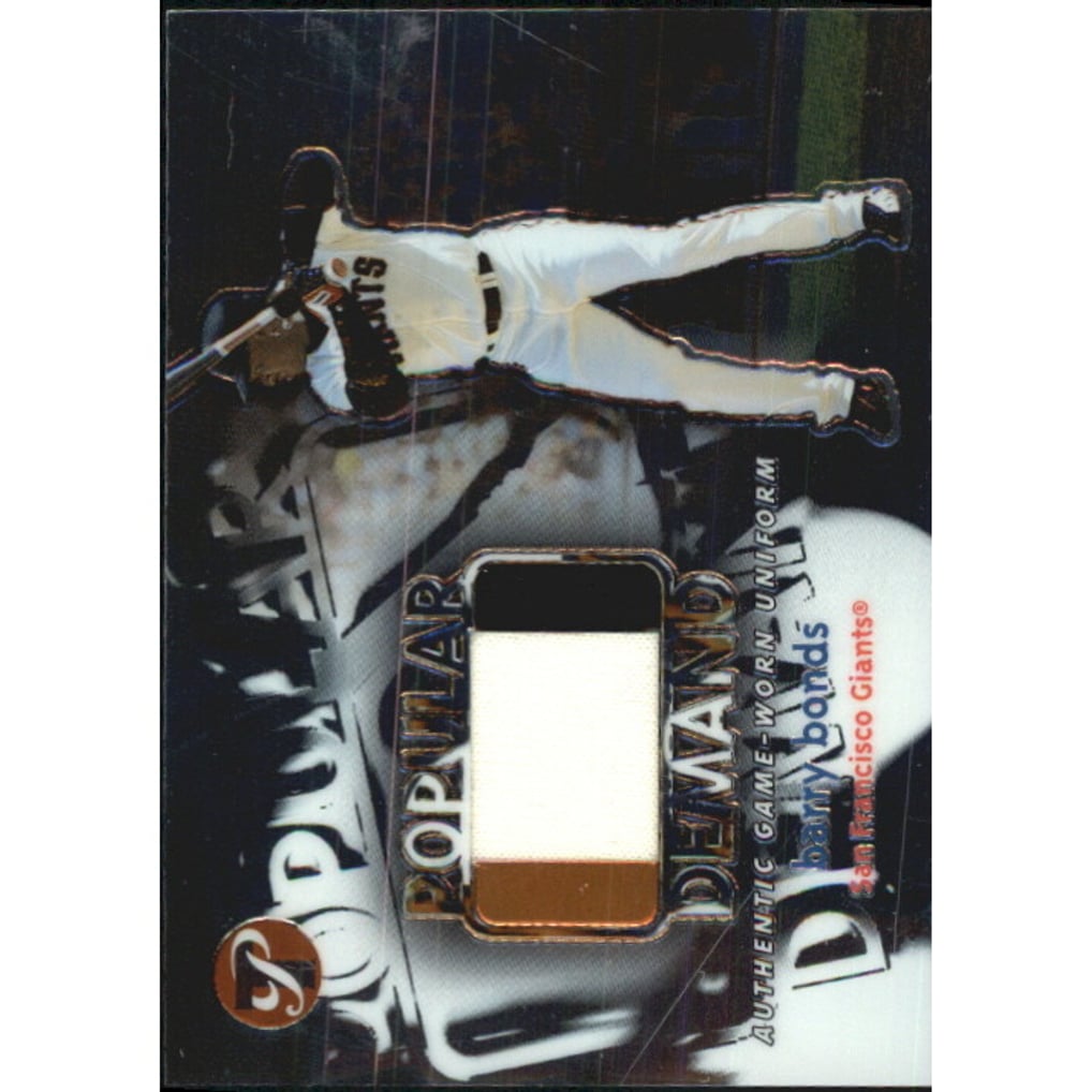 2002 Topps Pristine Popular Demand #BBO Barry Bonds Uni