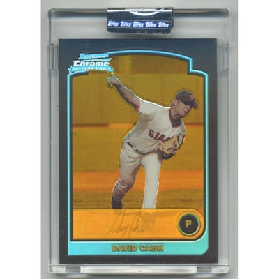 2003 Bowman Chrome Gold Refractors #194 David Cash