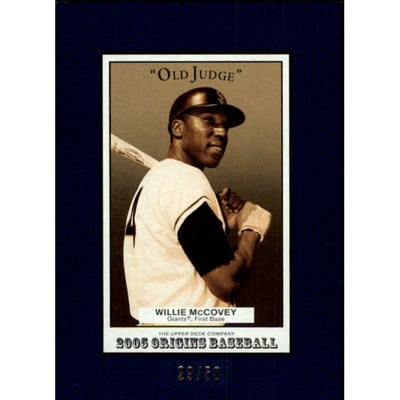 2005 Origins Old Judge Blue #124 Willie McCovey RET