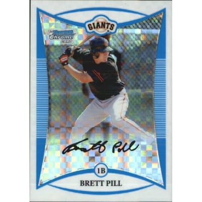 2008 Bowman Chrome Prospects X-Fractors #BCP22 Brett Pill