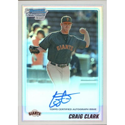 2010 Bowman Chrome Prospects Refractors #BCP111B Craig Clark AU