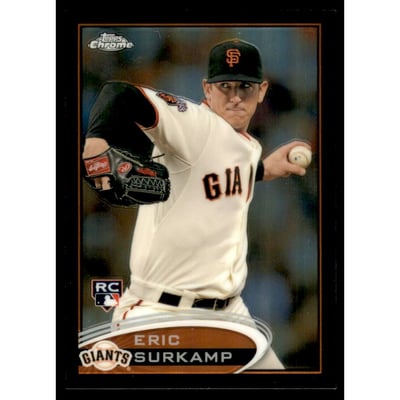 2012 Topps Chrome Black Refractors #181 Eric Surkamp