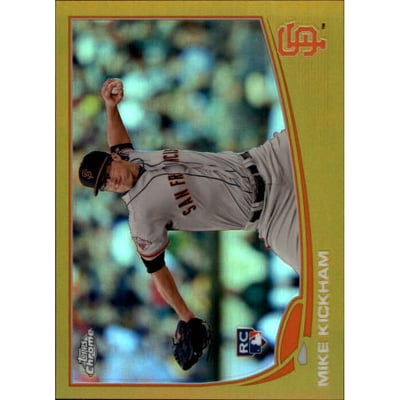 2013 Topps Chrome Gold Refractors #156 Mike Kickham