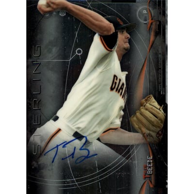 2014 Bowman Sterling Prospect Autographs #BSPATB Tyler Beede