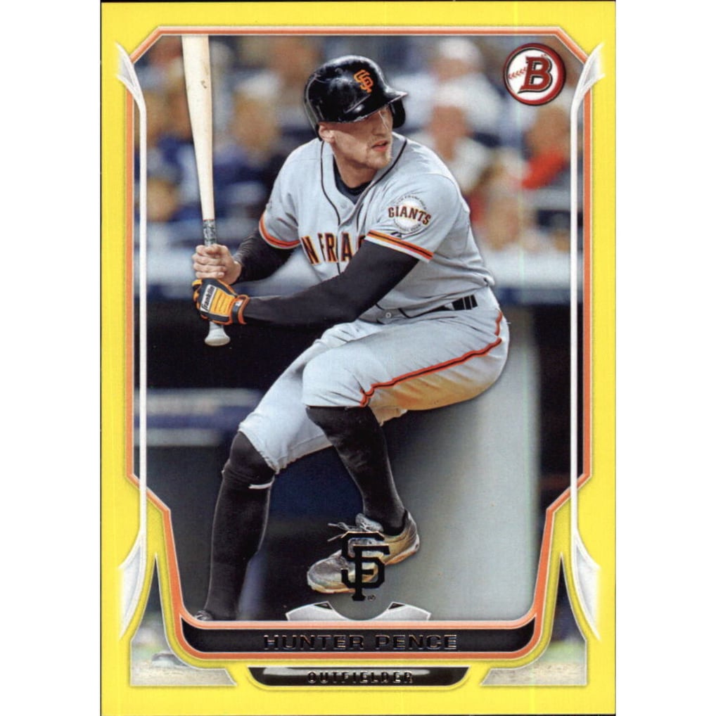 2014 Bowman Yellow #82 Hunter Pence