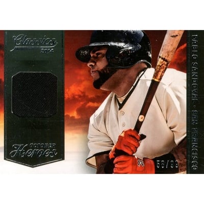 2014 Classics October Heroes Jerseys #17 Pablo Sandoval/99
