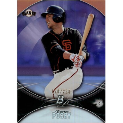 2016 Bowman Platinum Purple #36 Buster Posey