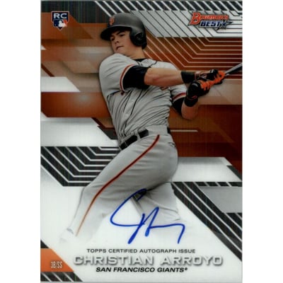 2017 Bowman's Best Best of '17 Autographs #B17CA Christian Arroyo