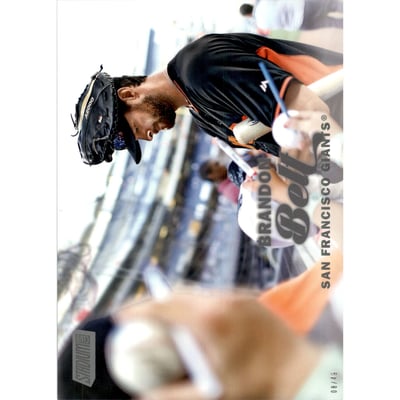 2017 Stadium Club 5x7 #106 Brandon Belt