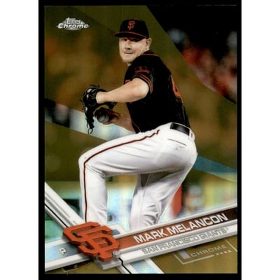 2017 Topps Chrome Gold Refractors #106 Mark Melancon