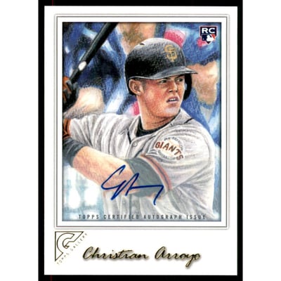 2017 Topps Gallery Autographs #124 Christian Arroyo