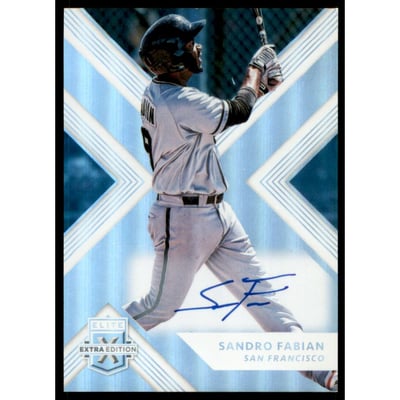 2018 Elite Extra Edition Autographs #92 Sandro Fabian