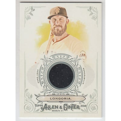 2018 Topps Allen and Ginter Relics #FSRBEL Evan Longoria B