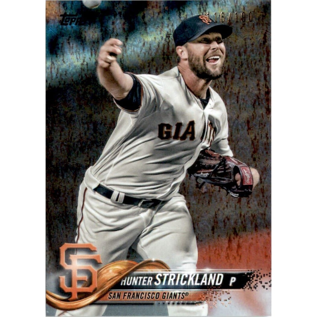 2018 Topps Factory Set Foilboard #684 Hunter Strickland