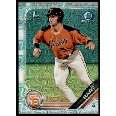 2019 Bowman Chrome Mega Box Prospects Refractors #BCP50 Joey Bart