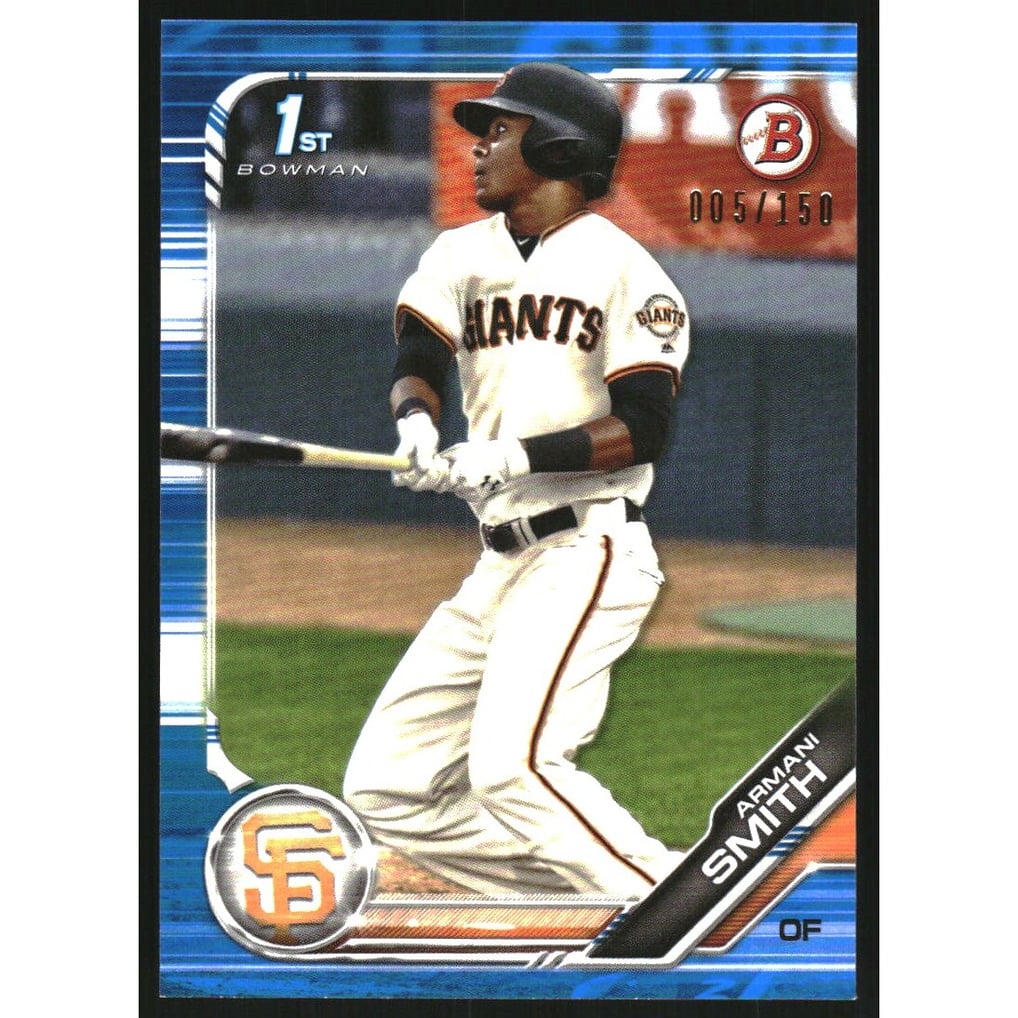 2019 Bowman Draft Blue #BD157 Armani Smith