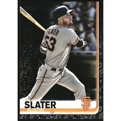 2019 Topps Black #594 Austin Slater