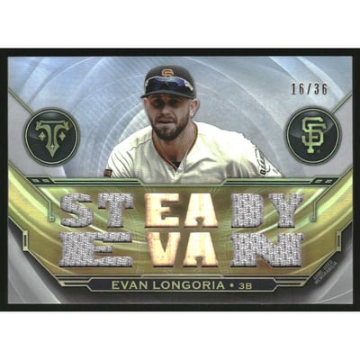 2019 Topps Triple Threads Relics #TTREL3 Evan Longoria