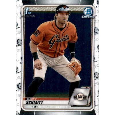 2020 Bowman Chrome Draft #BD129 Casey Schmitt
