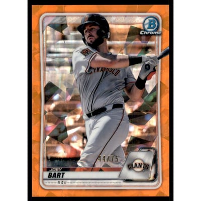 2020 Bowman Chrome Sapphire Prospects Orange #BCP112 Joey Bart
