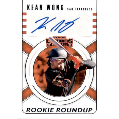 2020 Panini Contenders Rookie Roundup Autographs #5 Kean Wong