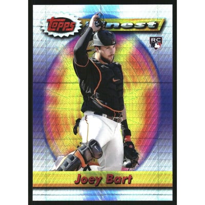 2021 Finest Flashbacks Prism Refractors #115 Joey Bart