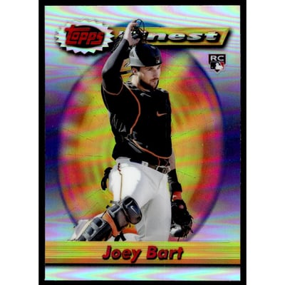 2021 Finest Flashbacks Refractors #115 Joey Bart