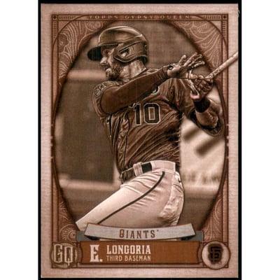 2021 Topps Gypsy Queen Sepia #63 Evan Longoria